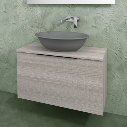 Подвесная тумба для ванной комнаты Flaminia Box Wall Hung Vanity Unit 37xH50 схема 2 Подвесная тумба для ванной комнаты Flaminia Box Wall Hung Vanity Unit 37xH50 схема 2