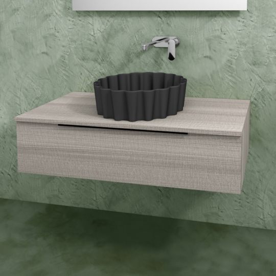 Подвесная тумба с 1 ящиком Flaminia Box Wall Hung Vanity Unit 50xH25 схема 4 Подвесная тумба с 1 ящиком Flaminia Box Wall Hung Vanity Unit 50xH25 схема 4