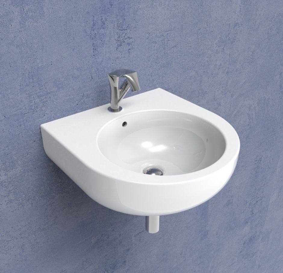 Подвесная раковина Flaminia Pass 50 Countertop - Wall Hung Basin 52х50