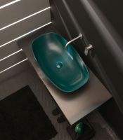 Накладная раковина Flaminia NudaSlim 75 Countertop Basin 75х43 схема 2