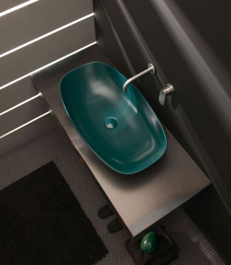 Накладная раковина Flaminia NudaSlim 75 Countertop Basin 75х43 схема 2