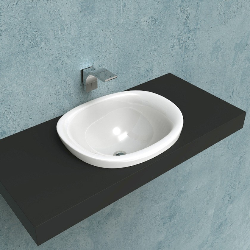 Встраиваемая сверху раковина Flaminia Io 60 Recessed Basin 60х504