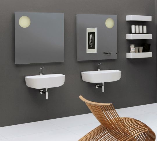 Подвесная раковина Flaminia Mono 74 Countertop Basin 74х48 схема 2