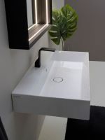 Подвесная раковина Flaminia AppLight 80 AP8047 80х47х14 см схема 2