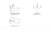 Смеситель Flaminia Evergreen Bidet Mixer Dual Controls схема 2