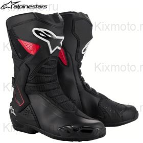 Мотоботы Alpinestars SMX-6 Drystar V3, черно-красные