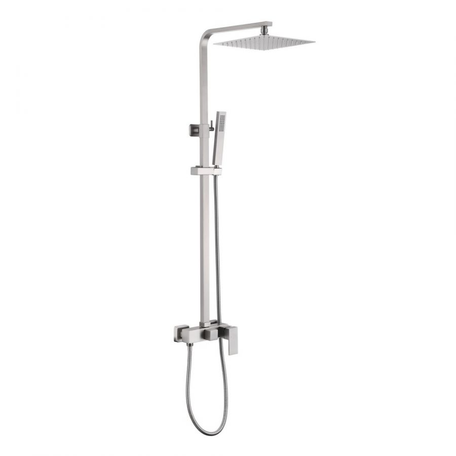 Душевая стойка ABBER Daheim AF8220SPL без излива, Сатин