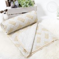 Домино желтые (Детские одеяла-покрывала (трикотаж))