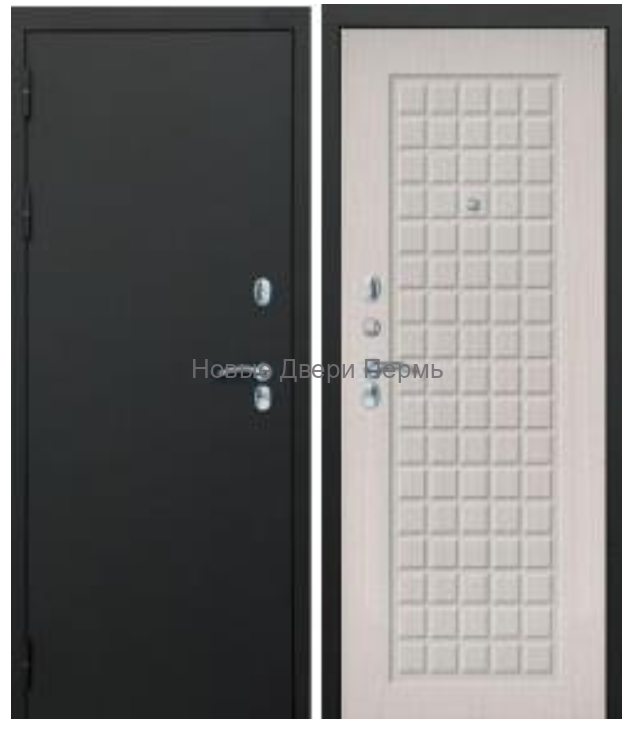 Входная дверь Аляска 2 Медь Млечный дуб – металлическая дверь с замками Guardian и утеплением базальтовой плитой