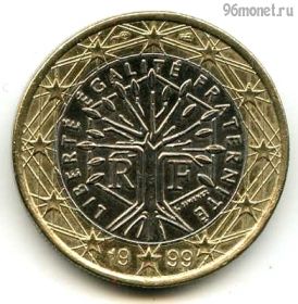 Франция 1 евро 1999