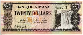 Гайана 20 долларов 2009-12