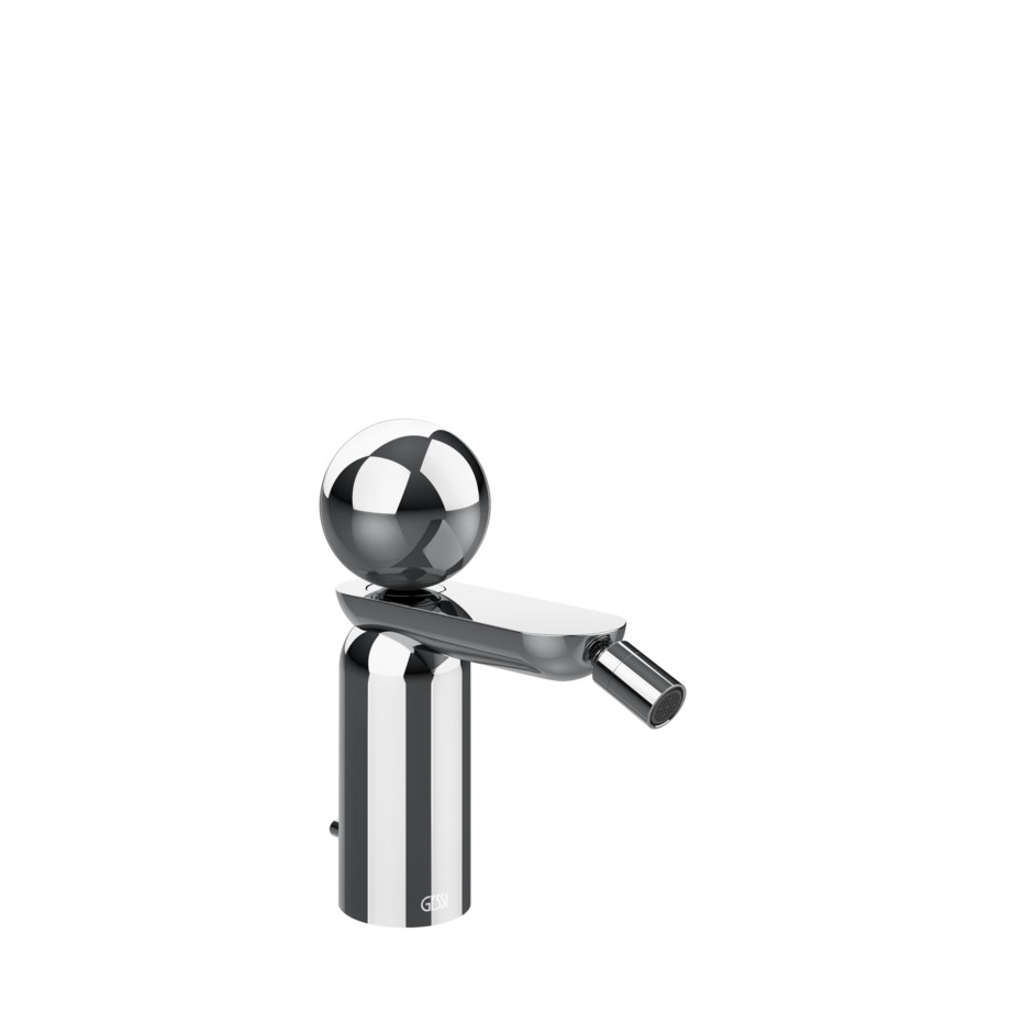 Изображение Смеситель для биде Gessi Perle 74007 с металлическим вентилем и донным клапаном