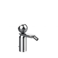 Смеситель для биде Gessi Perle 74007 с металлическим вентилем и донным клапаном схема 1