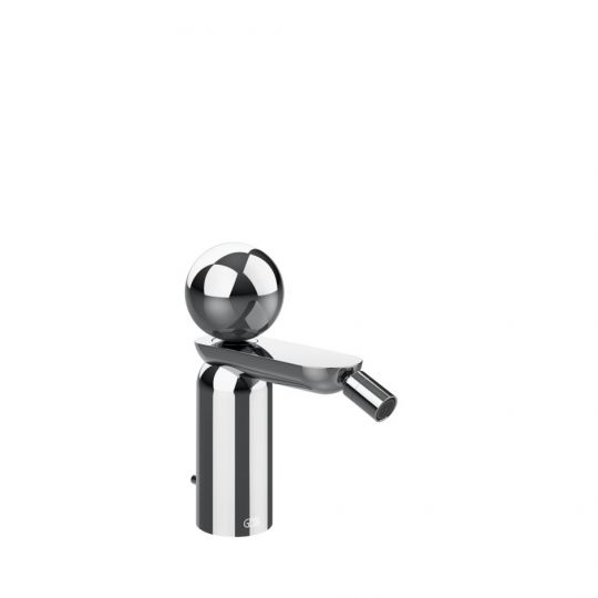 Смеситель для биде Gessi Perle 74007 с металлическим вентилем и донным клапаном схема 1