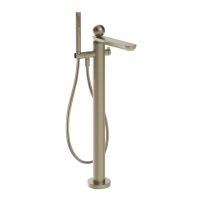 Смеситель для ванны Gessi Perle 74029 напольный с ручным душем и переключателем с металлическим вентилем схема 3