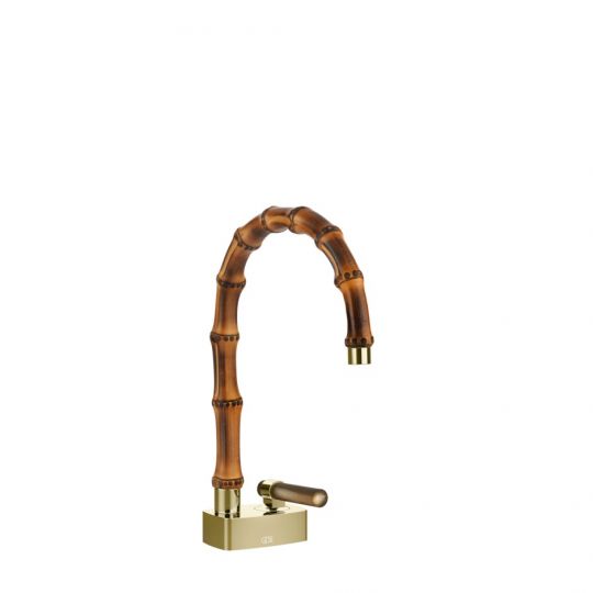 Смеситель для раковины Gessi Jacqueline 77201 с низким поворотным изливом и вентилем под дерево без донного клапана схема 6