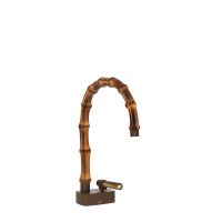 Смеситель для раковины Gessi Jacqueline 77201 с низким поворотным изливом и вентилем под дерево без донного клапана схема 11