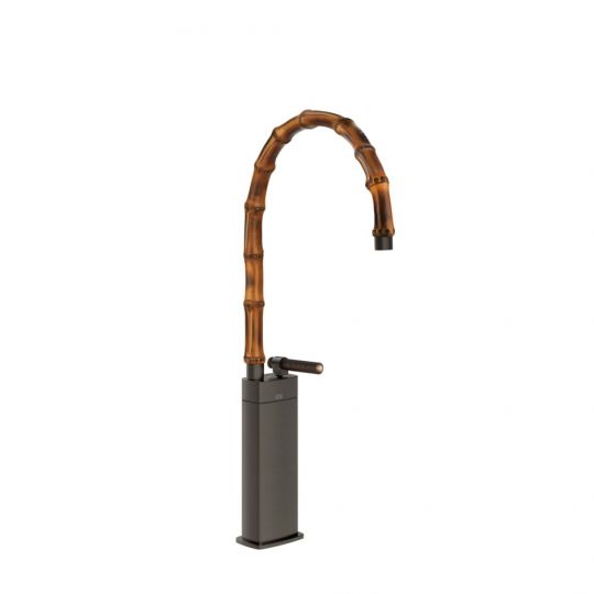 Смеситель для раковины Gessi Jacqueline 77237 высокий со средним поворотным изливом и вентилем под дерево схема 4 Смеситель для раковины Gessi Jacqueline 77237 высокий со средним поворотным изливом и вентилем под дерево схема 4