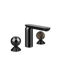 Смеситель для раковины Gessi Perle 74015 без донного клапана, с вентилями-сферами из металла и мрамора Emperador Dark схема 8 Смеситель для раковины Gessi Perle 74015 без донного клапана, с вентилями-сферами из металла и мрамора Emperador Dark схема 8