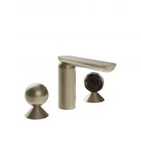 Смеситель для раковины Gessi Perle 74025 с вентилями-сферами из металла и муранского стекла Sfaccettato схема 3 Смеситель для раковины Gessi Perle 74025 с вентилями-сферами из металла и муранского стекла Sfaccettato схема 3