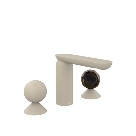 Смеситель для раковины Gessi Perle 74025 с вентилями-сферами из металла и муранского стекла Sfaccettato схема 6 Смеситель для раковины Gessi Perle 74025 с вентилями-сферами из металла и муранского стекла Sfaccettato схема 6