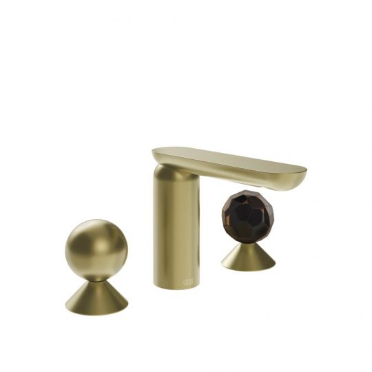 Смеситель для раковины Gessi Perle 74025 с вентилями-сферами из металла и муранского стекла Sfaccettato схема 14 Смеситель для раковины Gessi Perle 74025 с вентилями-сферами из металла и муранского стекла Sfaccettato схема 14