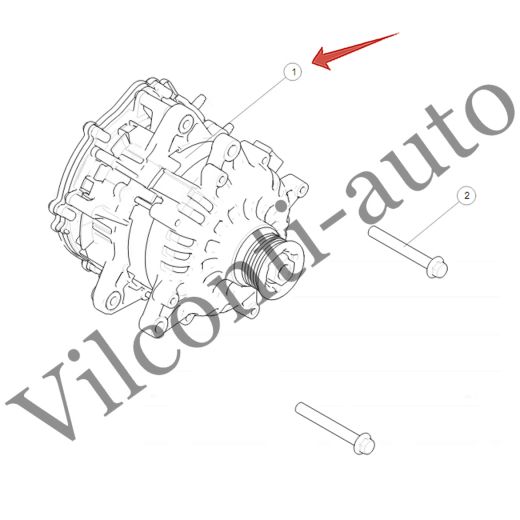 ГЕНЕРАТОР TANK 500 3701100XEZ01 100% ОРИГИНАЛ