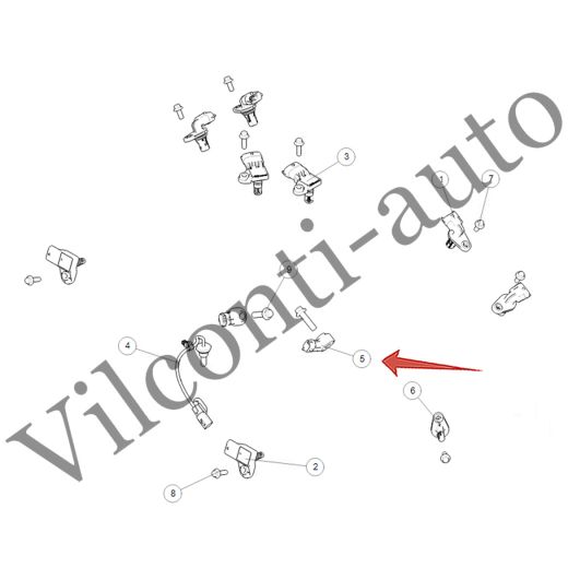 ДАТЧИК ДЕТОНАЦИИ TANK 500/700 3611500XEB05 100% ОРИГИНАЛ