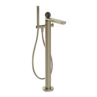 Смеситель для ванны Gessi Perle 74129 напольный с ручным душем и переключателем с вентилем из камня Emperador Dark схема 3 Смеситель для ванны Gessi Perle 74129 напольный с ручным душем и переключателем с вентилем из камня Emperador Dark схема 3