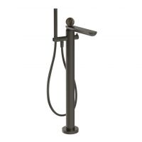 Смеситель для ванны Gessi Perle 74129 напольный с ручным душем и переключателем с вентилем из камня Emperador Dark схема 6 Смеситель для ванны Gessi Perle 74129 напольный с ручным душем и переключателем с вентилем из камня Emperador Dark схема 6