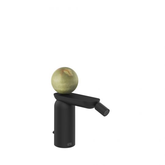 Смеситель для биде Gessi Perle 74507 с донным клапаном с вентилем из камня Onyx Green схема 7