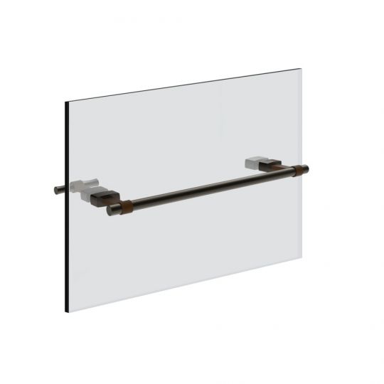 Полотенцедержатель Gessi Jacqueline 77511 30 см металлический для крепления на стекло схема 5