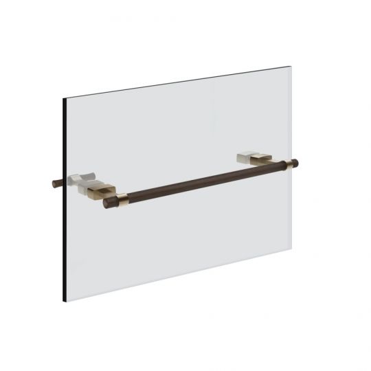 Полотенцедержатель Gessi Jacqueline 77611 под дерево 30 см для крепления на стекло схема 2