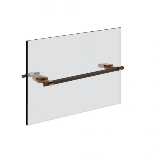 Полотенцедержатель Gessi Jacqueline 77611 под дерево 30 см для крепления на стекло схема 6