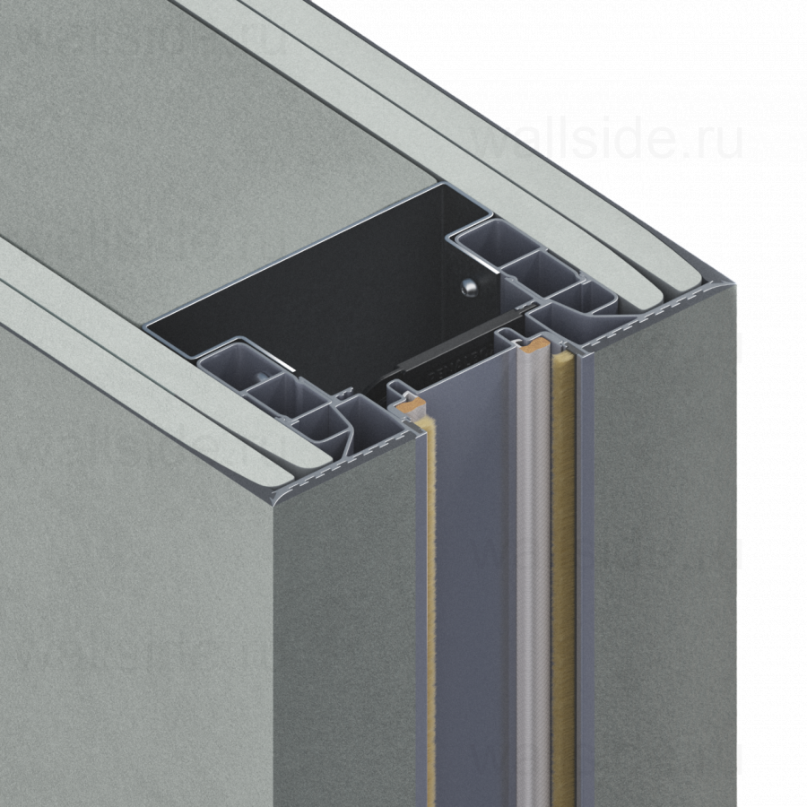 Пенал Penalbox Wood Single Plaster высотой 2400 мм