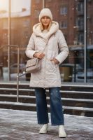 Куртка верблюжья шерсть арт.320 [бежевый]