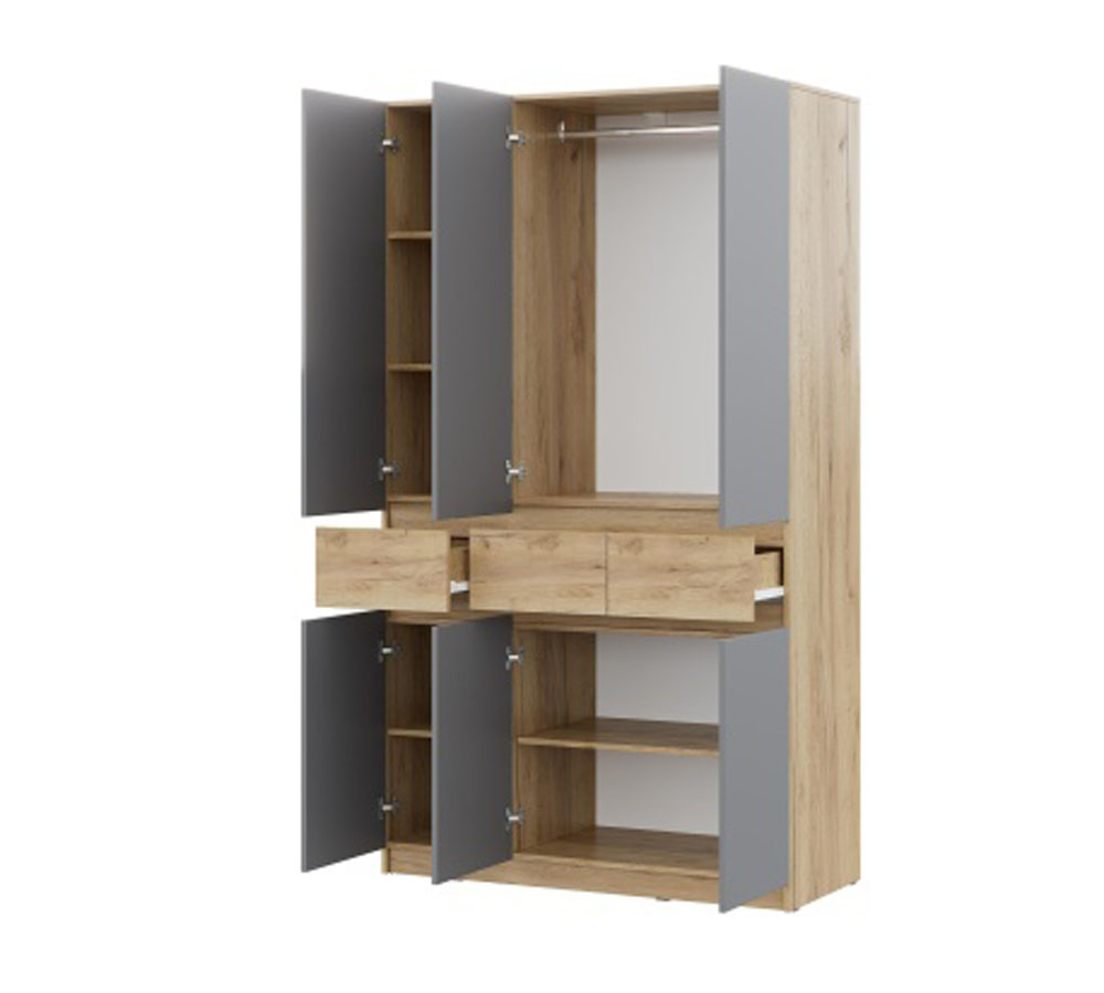 БОСТОН Лайт ШК-003 Шкаф 3-ств. ЛДСП