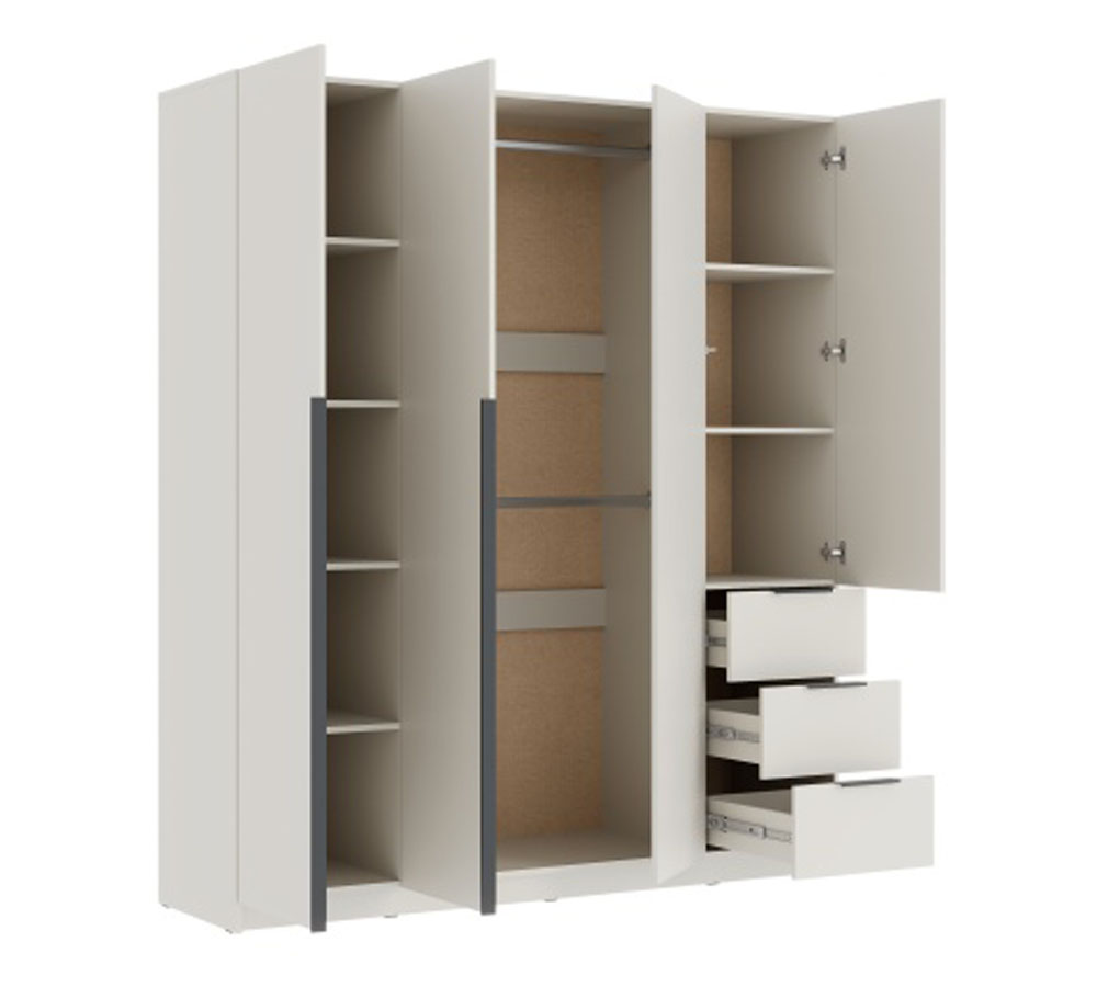 ВЕНТУРО Шкаф ШК-003 (4-ств, с ящиками)