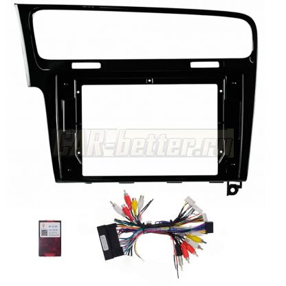 Рамка переходная и проводка Volkswagen Golf 7 2012-2019 для Ownice, Teyes, Mekede (OL-1907)