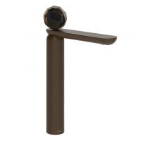 Смеситель для раковины Gessi Perle 74253 высокий с донным клапаном и вентилем из муранского стекла Sfaccettato схема 8