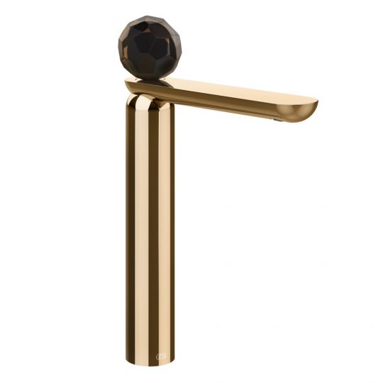 Смеситель для раковины Gessi Perle 74253 высокий с донным клапаном и вентилем из муранского стекла Sfaccettato схема 16