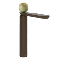 Смеситель для раковины Gessi Perle 74553 высокий с донным клапаном и вентилем из камня Onyx Green схема 8 Смеситель для раковины Gessi Perle 74553 высокий с донным клапаном и вентилем из камня Onyx Green схема 8