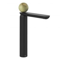 Смеситель для раковины Gessi Perle 74553 высокий с донным клапаном и вентилем из камня Onyx Green схема 10 Смеситель для раковины Gessi Perle 74553 высокий с донным клапаном и вентилем из камня Onyx Green схема 10