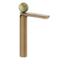 Смеситель для раковины Gessi Perle 74553 высокий с донным клапаном и вентилем из камня Onyx Green схема 15 Смеситель для раковины Gessi Perle 74553 высокий с донным клапаном и вентилем из камня Onyx Green схема 15