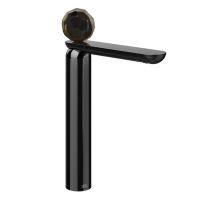 Смеситель для раковины Gessi Perle 74204 высокий без донного клапана с вентилем из из муранского стекла Sfaccettato схема 3 Смеситель для раковины Gessi Perle 74204 высокий без донного клапана с вентилем из из муранского стекла Sfaccettato схема 3