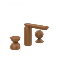 Смеситель для раковины Gessi Perle 74908 без донного клапана с металлическими вентилями-полусферой и сферой схема 11