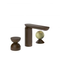 Смеситель для раковины Gessi Perle 74958 без донного клапана с металлическим вентилем-полусферой и вентилем-сферой из камня Onyx Green схема 8 Смеситель для раковины Gessi Perle 74958 без донного клапана с металлическим вентилем-полусферой и вентилем-сферой из камня Onyx Green схема 8