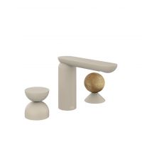 Смеситель для раковины Gessi Perle 74938 без донного клапана с металлическим вентилем-полусферой и вентилем-сферой из камня Onyx Cola схема 12