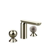 Смеситель для раковины Gessi Perle 74065 без донного клапана с вентилями-сферами из металла и муранского стекла Pulegoso схема 14