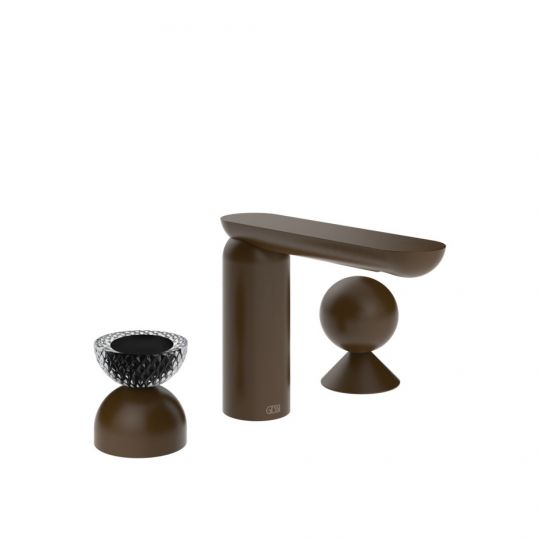 Смеситель для раковины Gessi Perle 74708 без донного клапана с вентилем-полусферой из муранского стекла Balloton и металлическим вентилем-сферой схема 8 Смеситель для раковины Gessi Perle 74708 без донного клапана с вентилем-полусферой из муранского стекла Balloton и металлическим вентилем-сферой схема 8